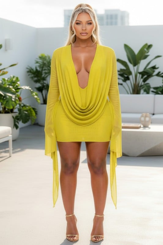 Image of Drape (Chartreuse)