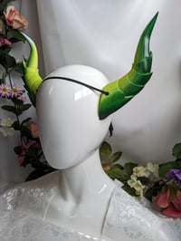Image 1 of Dragon Horns | Green | XL