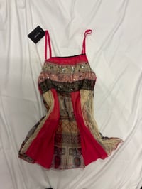 Image 1 of 00s fairy patchwork cami top with sequins 