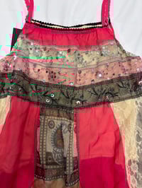 Image 3 of 00s fairy patchwork cami top with sequins 
