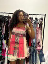 Image 4 of 00s fairy patchwork cami top with sequins 