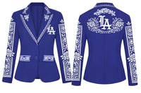 LA Blazer - mix of PRINT and EMBROIDERY