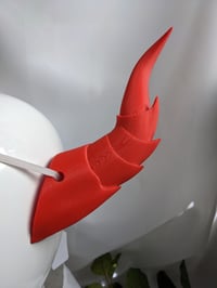 Image 4 of Dragon Horns | Neon Red | L