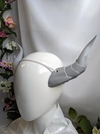 Image 1 of Dragon Horns | Grey | Large