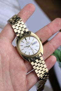 Image 1 of 1968 Omega Constellation 168.019 - Gerald Genta "C-Shape" design - All original with box