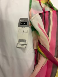 Image 6 of 00s silk striped cami top with side ties, brand new with tags 