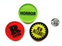 Image 2 of Horror Sticker Inspired Thick Magnets