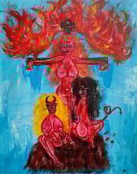 "CRUCIFIXXXION" A3 PRINT