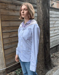 Image 5 of Santo Shirt White Black Shirt