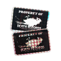 Image 1 of Property of Death Records Prismatic Stickers (Phantom of the Paradise)