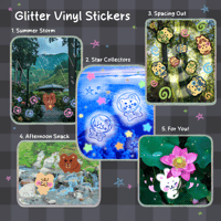 Image 1 of Glitter Stickers Set 1