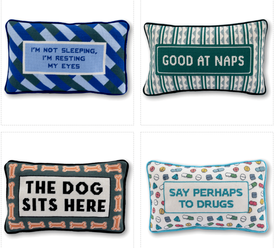 Needlepoint Pillows - The New Batch! - Image 1 of 7