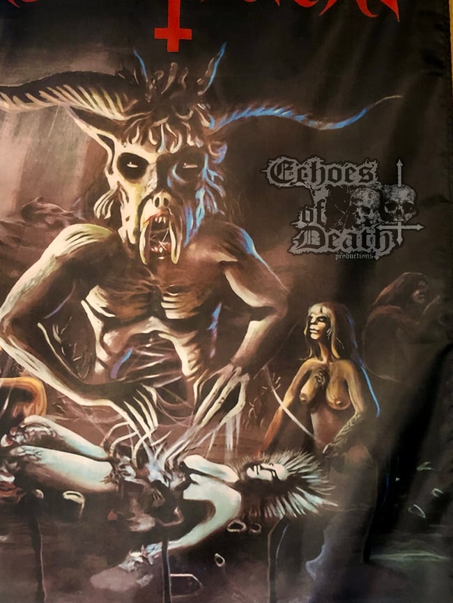 IMPALED NAZARENE Tol Cormpt Norz 3x5FT FLAG