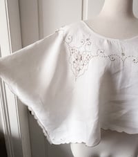 Image 4 of Upcycled Linen Tablecloth Breezy Top