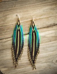 Image 2 of Lorena Extra long earrings 
