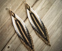 Image 5 of Lorena Extra long earrings 