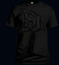 Shark Fin Black on black 