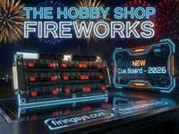 Image 1 of B37-42 Fireworks 18 CUE - DB25 Vertical & 6-6PIN Quick Plug M4 Slat Cobra System