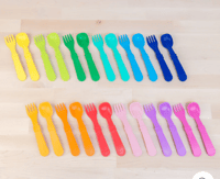 Image 1 of Replay Recycled Spoon and Fork Cutlery Set multiple colours