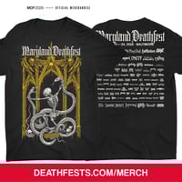 Image 1 of Maryland Deathfest XXI (2026) T-shirt Design #2 (pre-order)