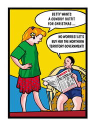 Betty wants a cowboy outfit for Christmas by Chips Mackinloty