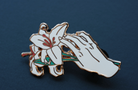 Image 1 of Lily&Hand Enamel Pin