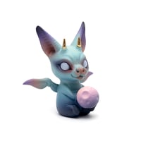 Image 3 of Mini Chikkoi Warrior Chubbies (teal) "Night Is Mine" 