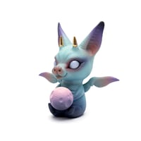 Image 1 of Mini Chikkoi Warrior Chubbies (teal) "Night Is Mine" 