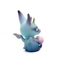 Image 6 of Mini Chikkoi Warrior Chubbies (teal) "Night Is Mine" 