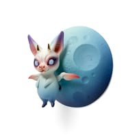 Image 2 of Mini Chikkoi Warrior Chubbies "Moon Watcher"