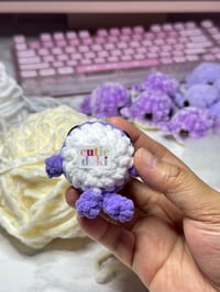 Image 2 of Crochet Baby Whale Charm