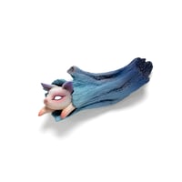 Image 1 of Sugoi Chikkoi Neko (teal) "Hide and Seek"