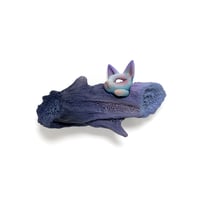 Image 1 of Sugoi Chikkoi Neko (purple) "Hide and Seek"