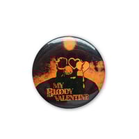 Image 1 of My Bloody Valentine Poster Orange 1.5" Button