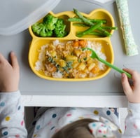 Image 3 of 20% OFF We Might Be Tiny Bear Stickie Plate Yellow