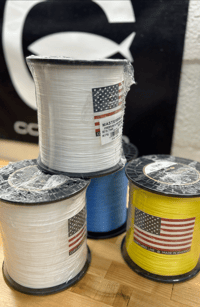 Image 2 of Cortland Master Braid (White/Blue/Yellow/Purple)