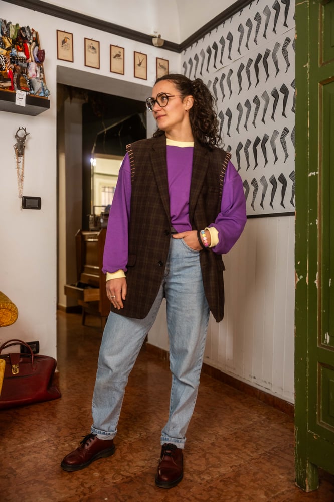 Image of Gilet Vale quadri