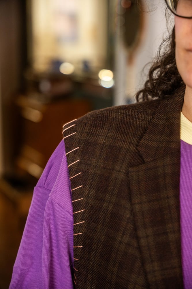 Image of Gilet Vale quadri