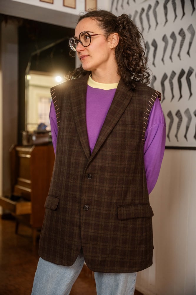 Image of Gilet Vale quadri