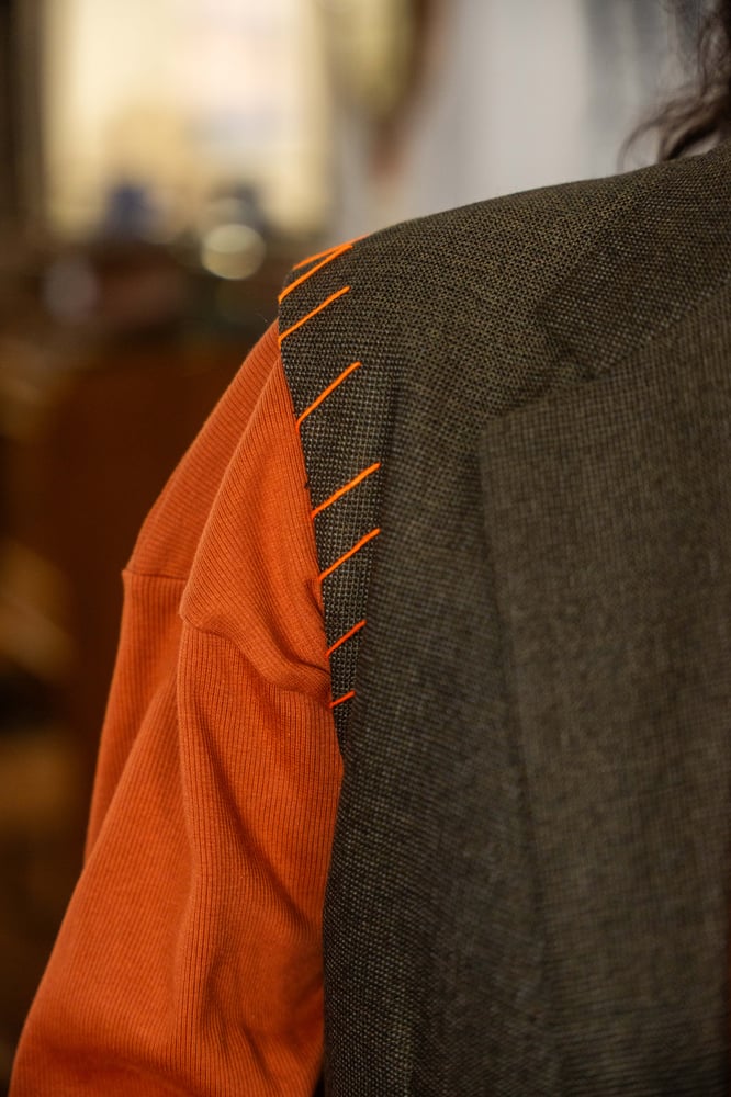 Image of Gilet Vale Green and Orange