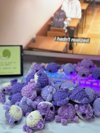 Image 3 of Crochet Baby Whale Charm