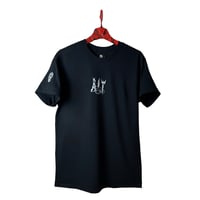 Image 1 of Brainrot Hotline T-shirt Black