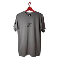 Image 1 of Brainrot Hotline T-shirt Gray