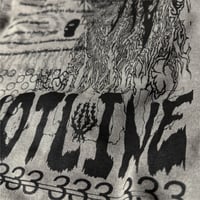 Image 4 of Brainrot Hotline T-shirt Gray