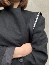 Image 1 of Copy of Moonlight Hobo Bag —black satin