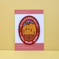Image 1 of Biodegradable Iron On Embroidered Patch