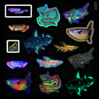 Image 2 of Fish Sticker Bundle