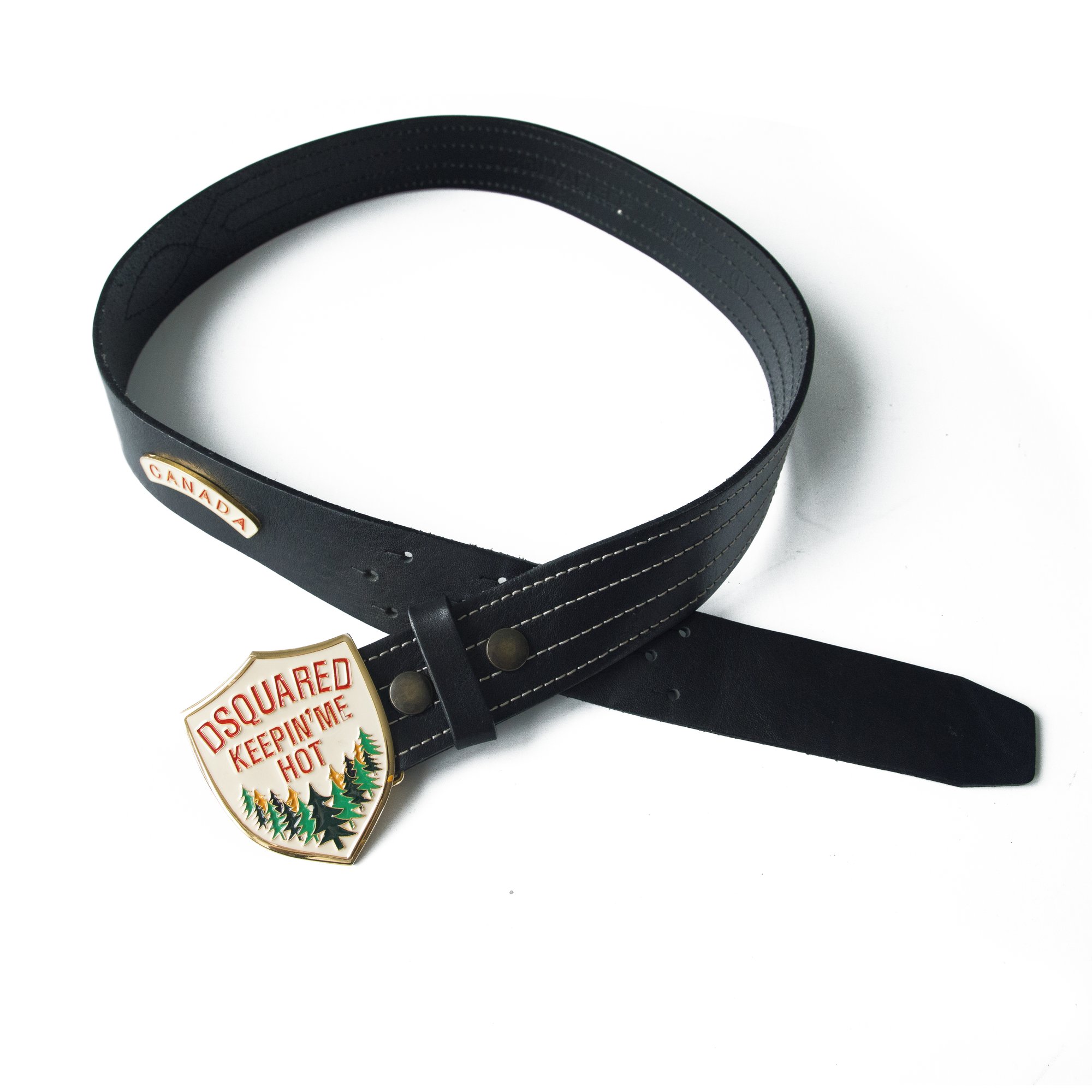 Image of Dsquared2 2004 'Keepin Me Hot' Small Buckle Belt