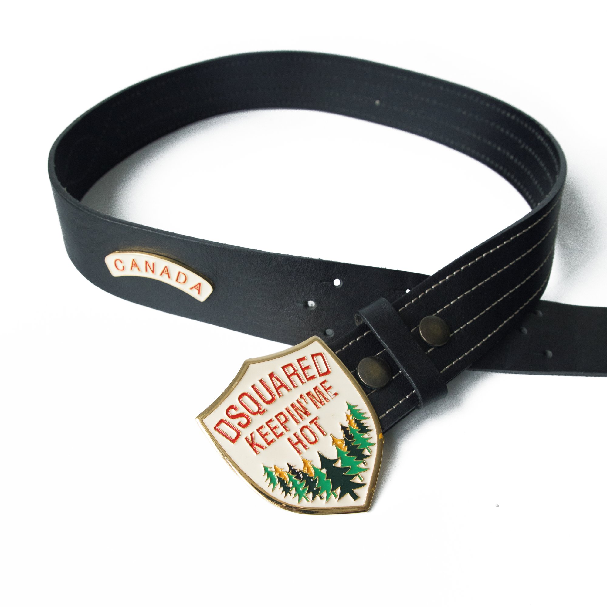 Image of Dsquared2 2004 'Keepin Me Hot' Small Buckle Belt