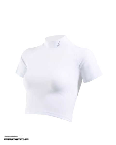 Image of PROTOTYP - Velocity WMS Active Cropped Top (White) 